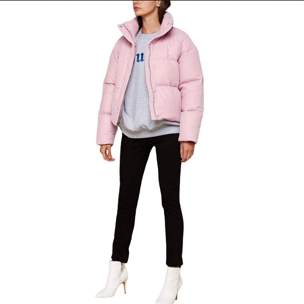 Juicy Couture Black Label Velvet Puffer Jacket - L